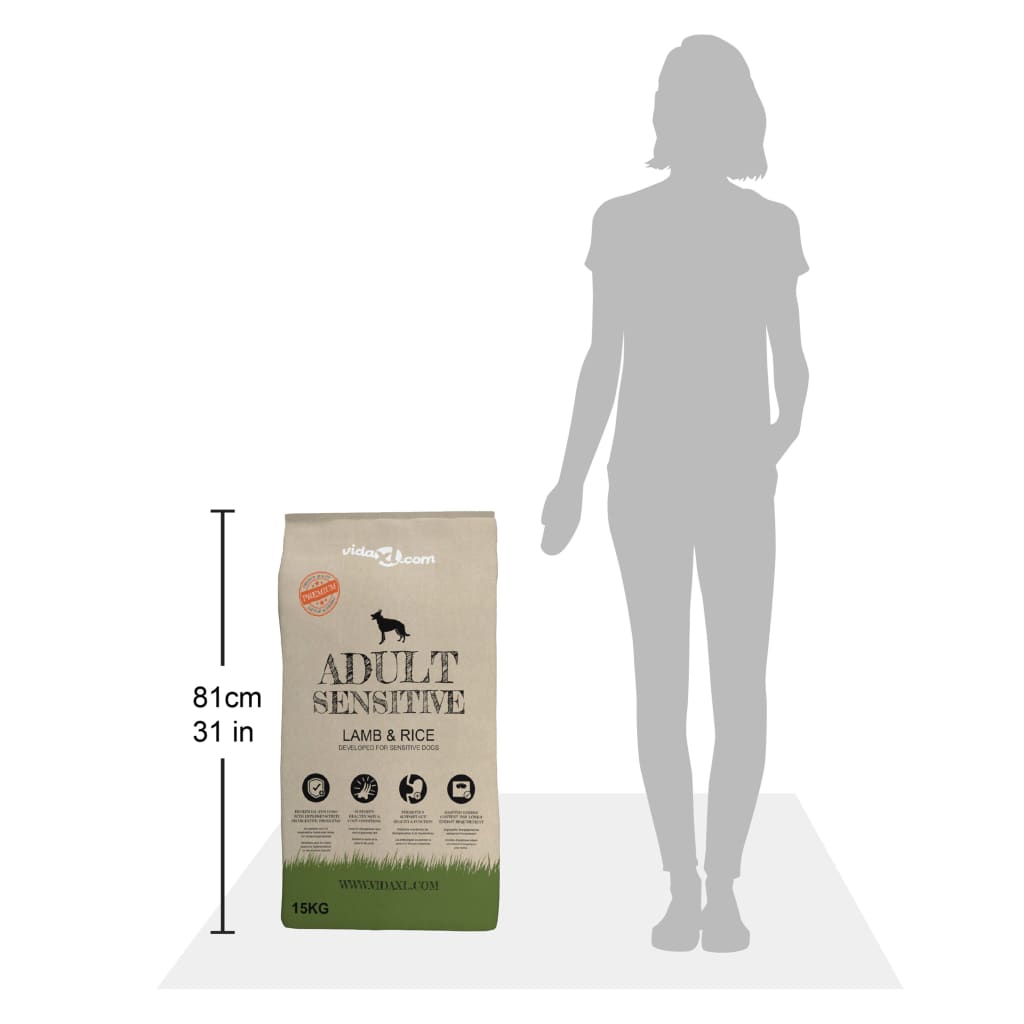 Trockenfutter Für Hunde Adult Sensitive Lamb & Rice