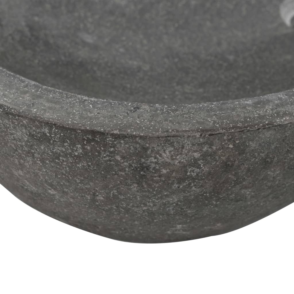Waschbecken Flussstein Oval 60-70 Cm
