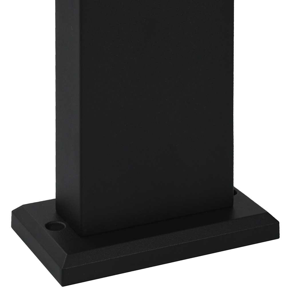Gartenleuchte Led 9 W Schwarz Oval Silber