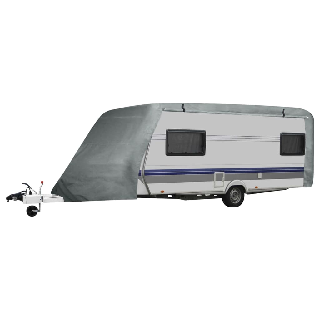 Wohnwagen-Abdeckung Grau Gr.