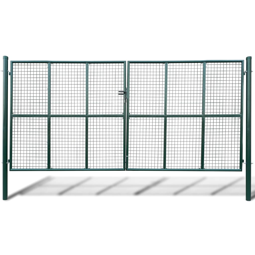 Gartentor Verzinkter Stahl 400 X 100 Cm