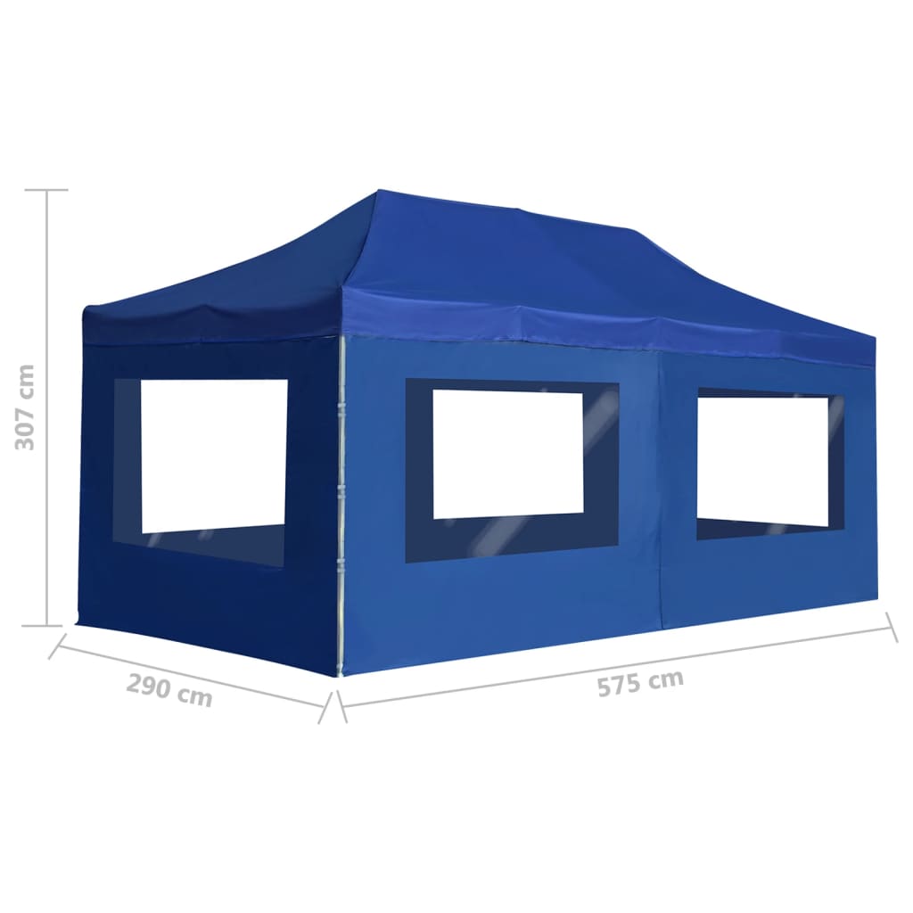 Profi-Partyzelt Faltbar Mit Wänden Aluminium 6×3M