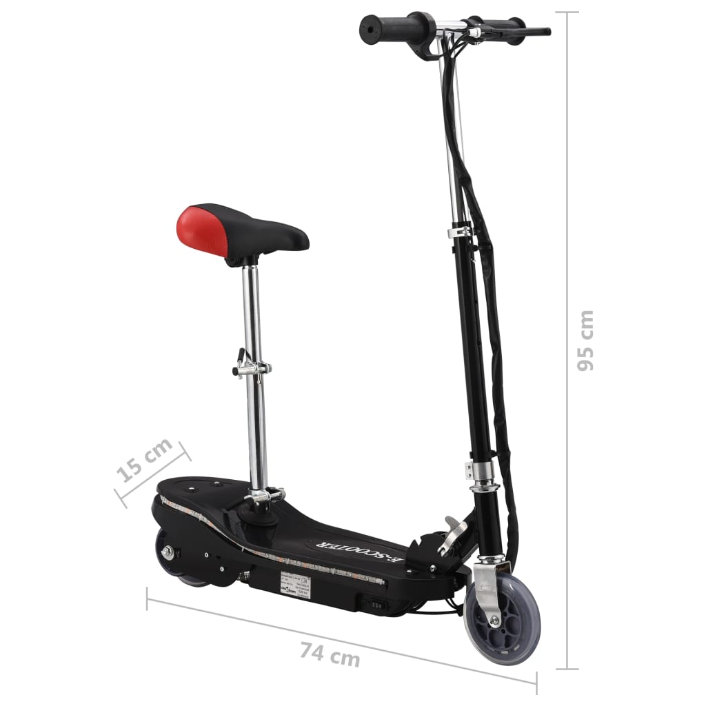 E-Scooter Für Kinder Mit Sitz Und Led 120 W