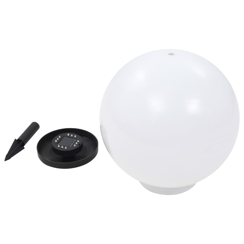Außen-Solarlampen 2 Stk. Led Kugel Rgb