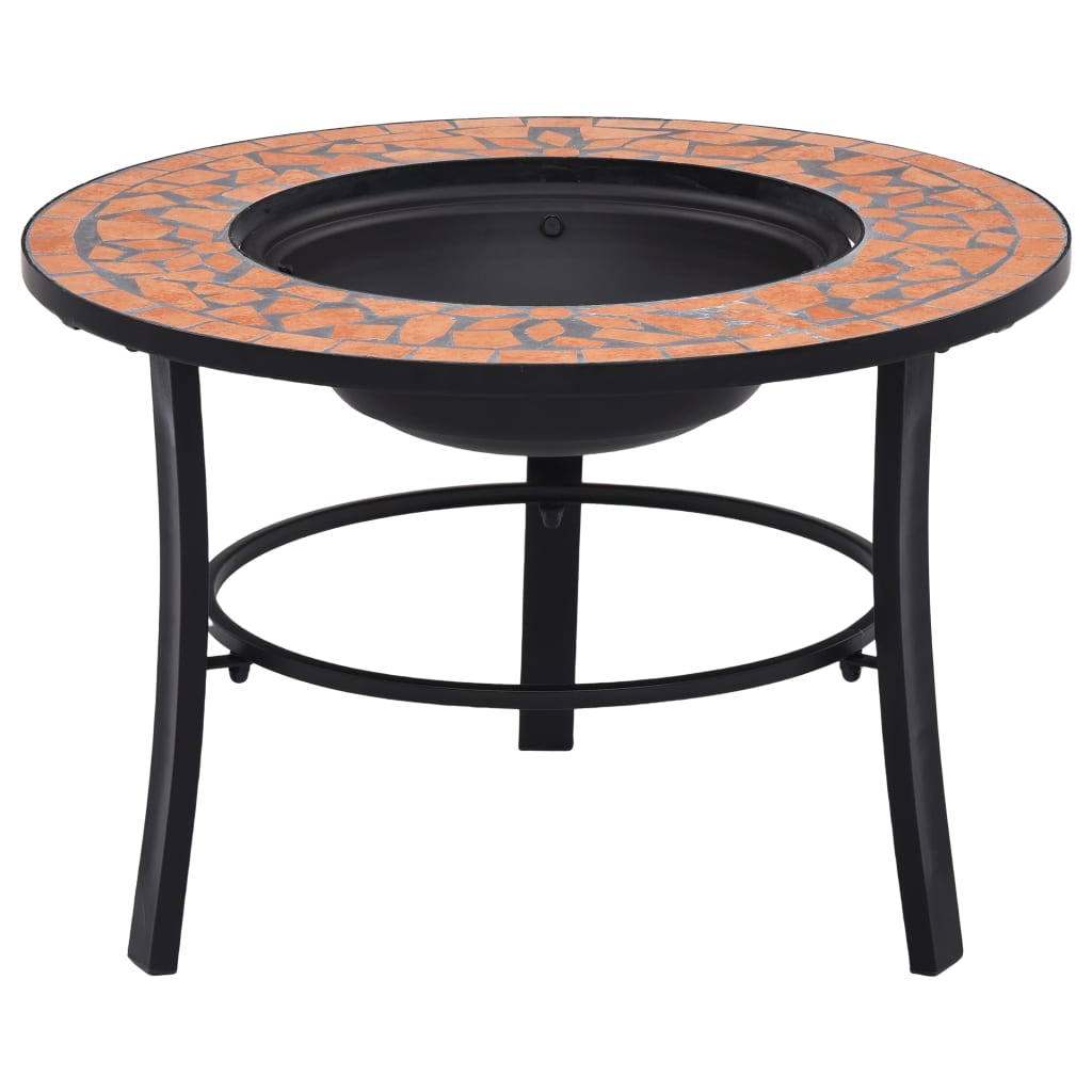 Feuerstelle Mosaik Keramik 68 Cm