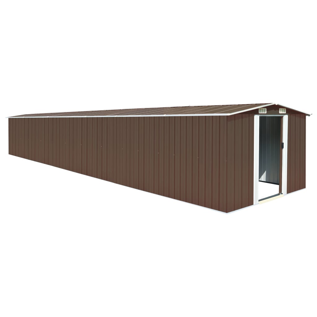 Gerätehaus 257X779X181 Cm Verzinkter Stahl