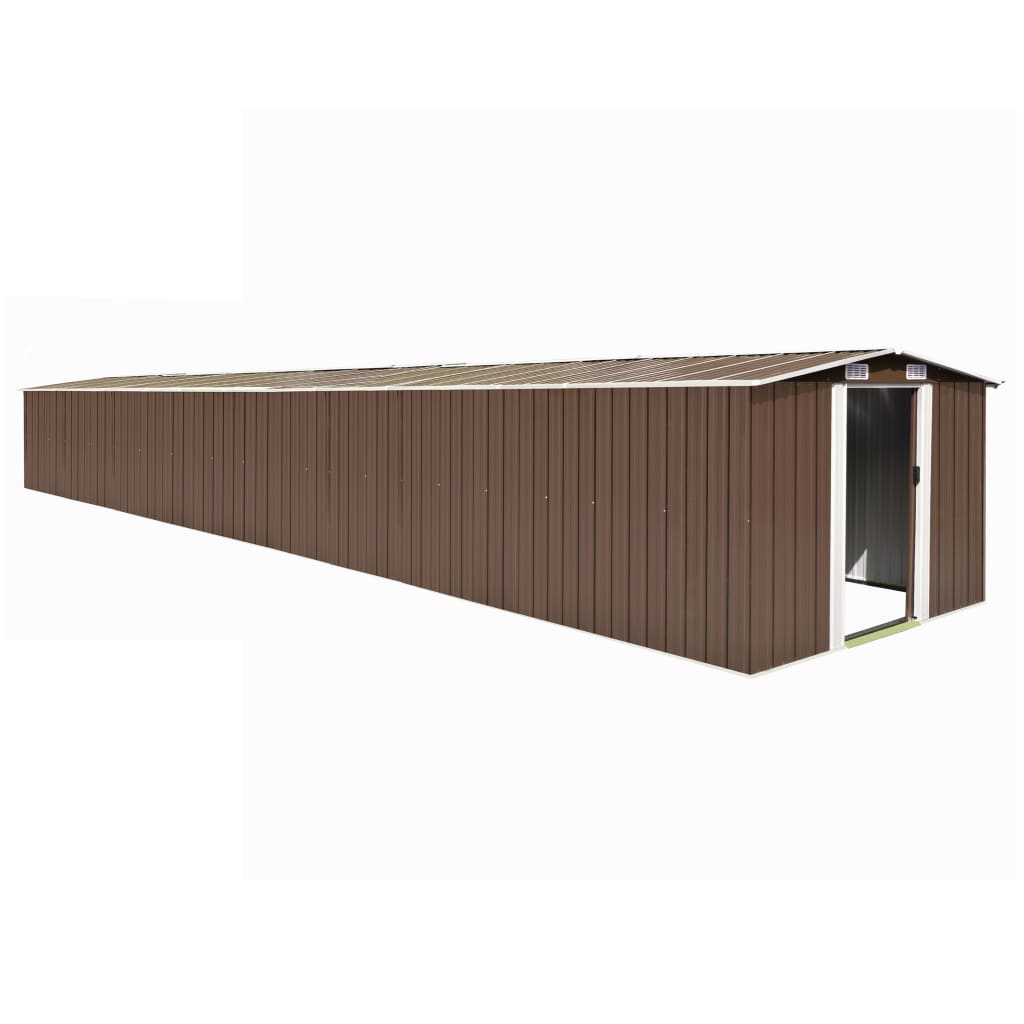 Gerätehaus 257X990X181 Cm Verzinkter Stahl