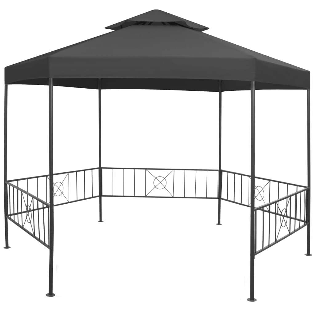 Gartenpavillon Partyzelt Hexagonal 323X265 Cm