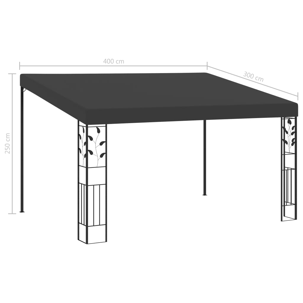 Wand-Pavillon 4X3X2,5 M