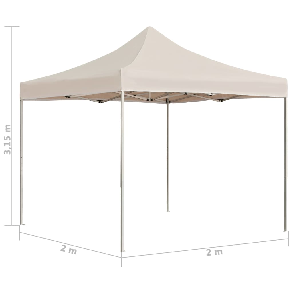 Profi-Partyzelt Faltbar Aluminium 2X2 M