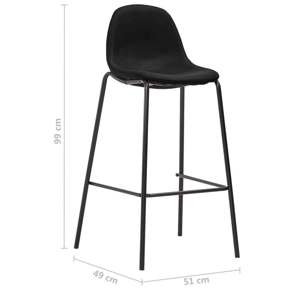 3-Tlg. Bar-Set Stoff