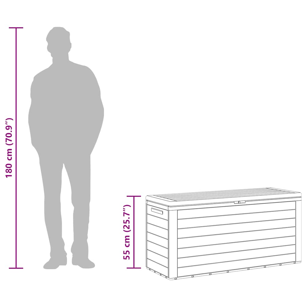 Gartenbox 116X44X55 Cm