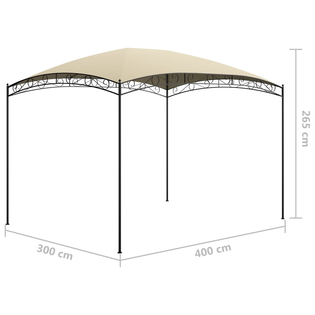 Pavillon 3X4X2,65 M 180 G/M²