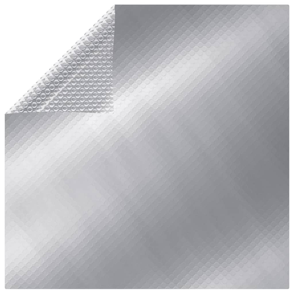 Poolabdeckung Silbern 381 Cm Pe