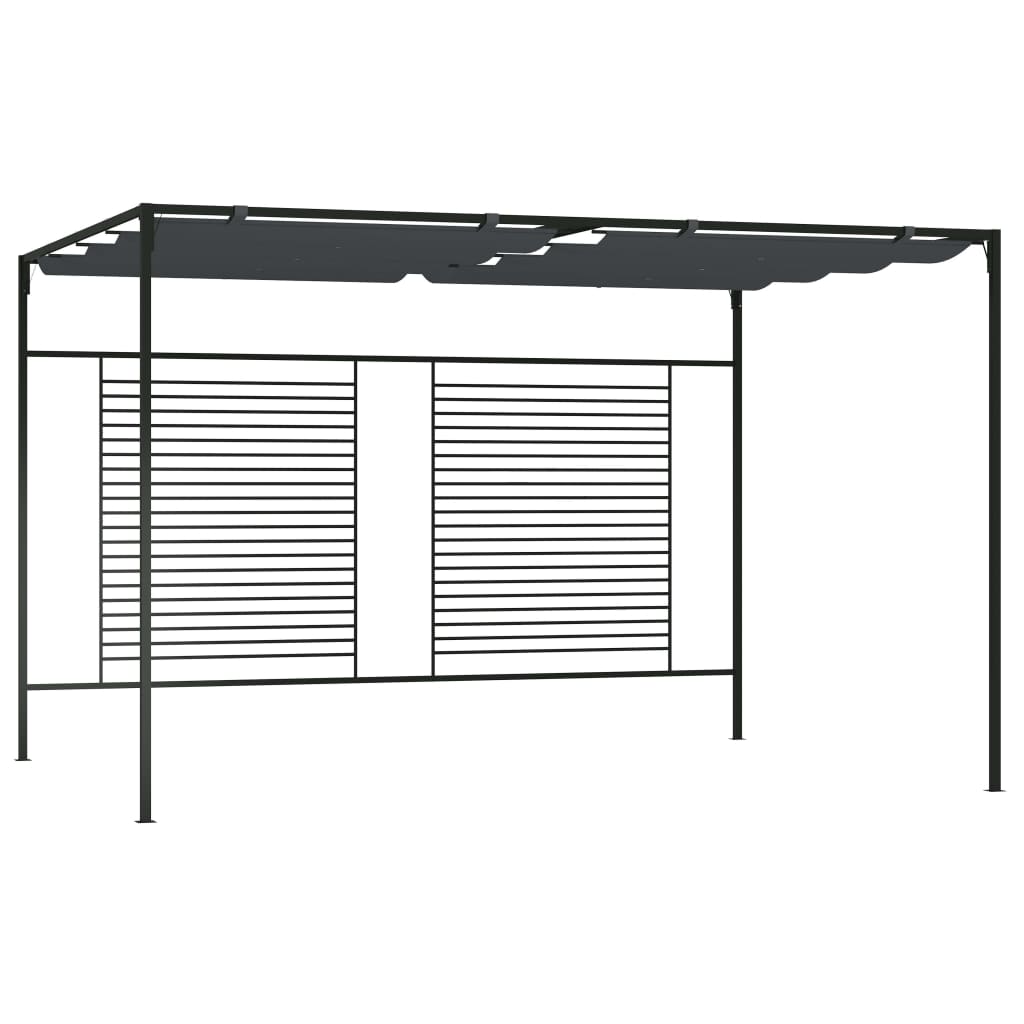 Pavillon Mit Ausziehbarem Dach 3X4X2,3 M 180 G/M²
