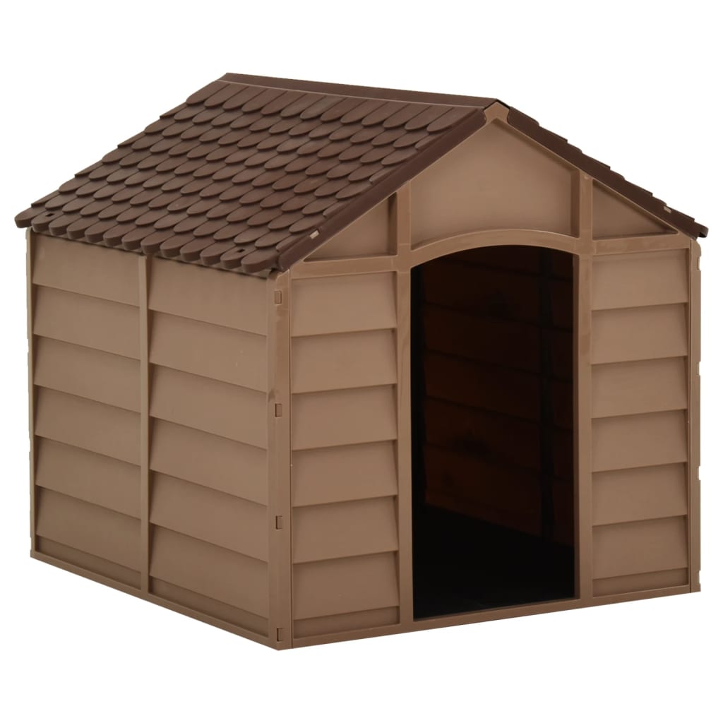 Hundehütte Braun Polypropylen