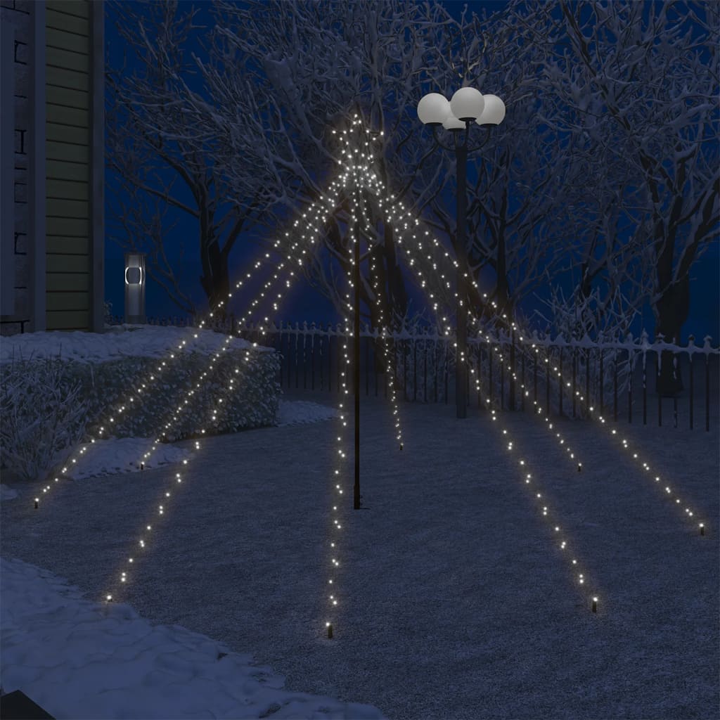 Led-Lichterkette Weihnachtsbaum Indoor Outdoor 400 Leds 2,5 M