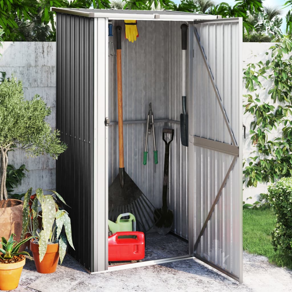 Gartenhaus 118,5X97X209,5 Cm Verzinkter Stahl