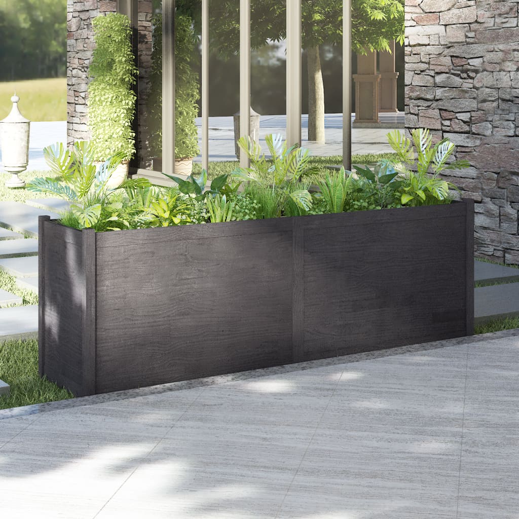 Pflanzkübel 200X50X70 Cm Massivholz Kiefer