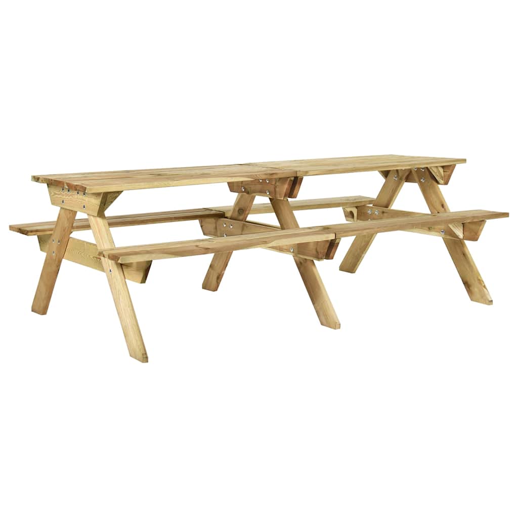 Picknicktisch Mit Bänken Kiefernholz Imprägniert