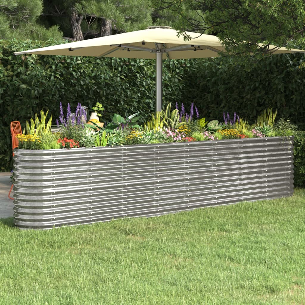 Hochbeet Verzinkter Stahl 152X40X68 Cm