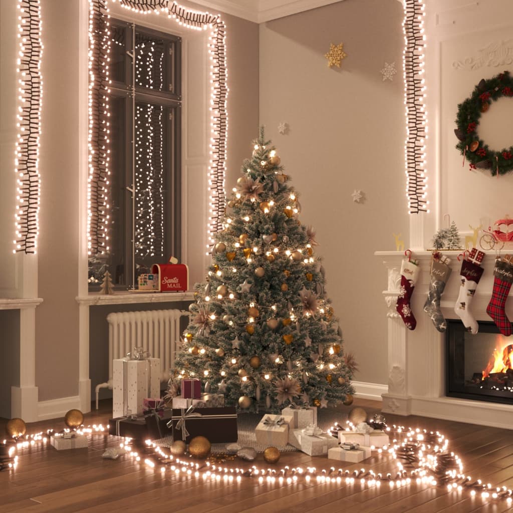 Led-Lichterkette Mit 2000 Leds Pastell Mehrfarbig Pvc