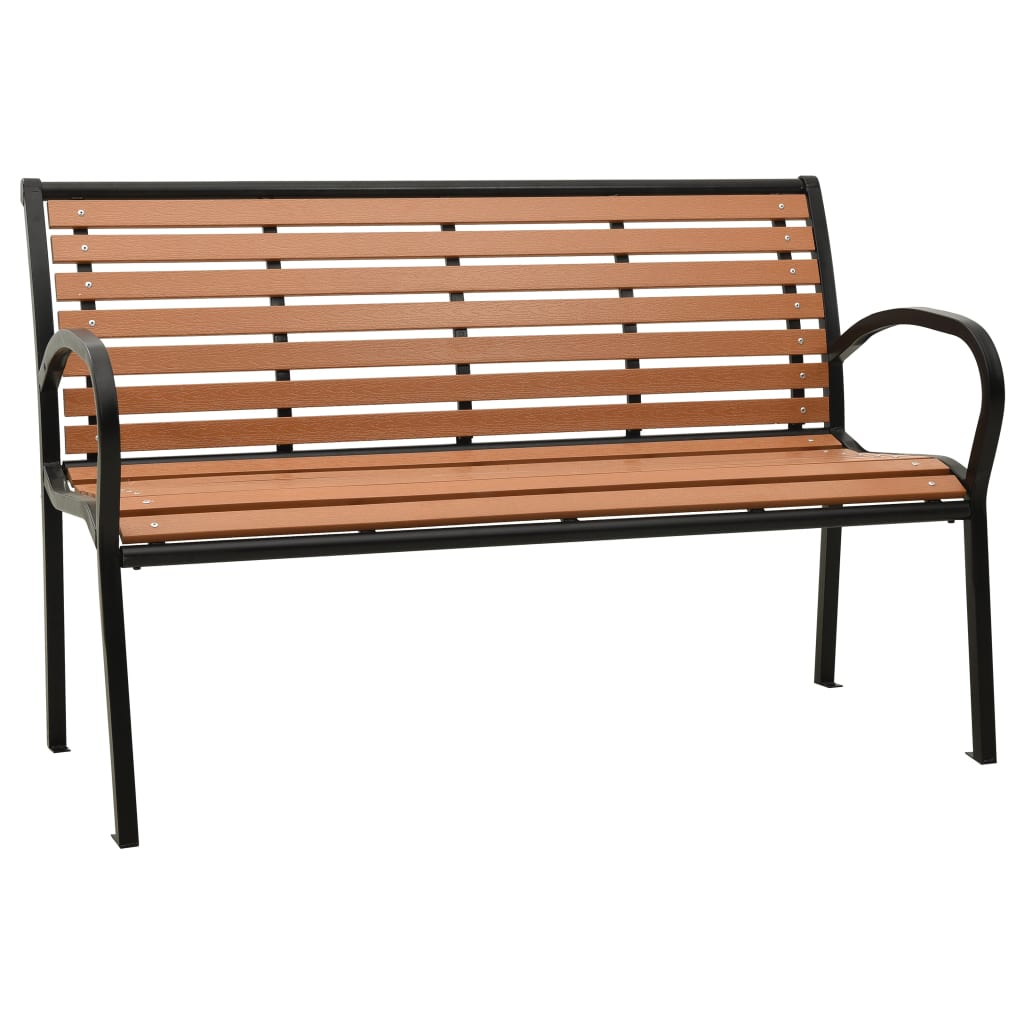 Gartenbank 116 Cm Stahl Und Wpc