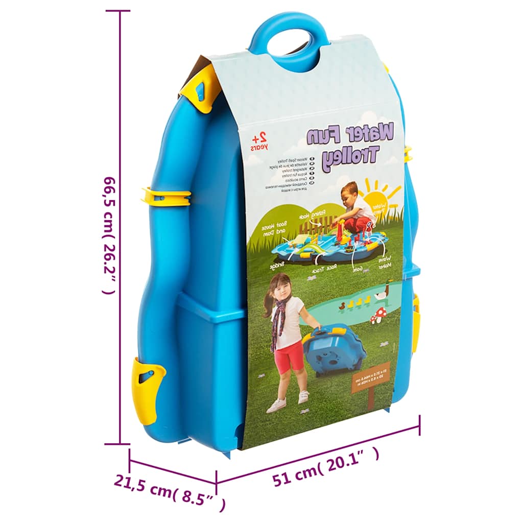 Wasserspiel-Koffer 51X21,5X66,5 Cm Polypropylen
