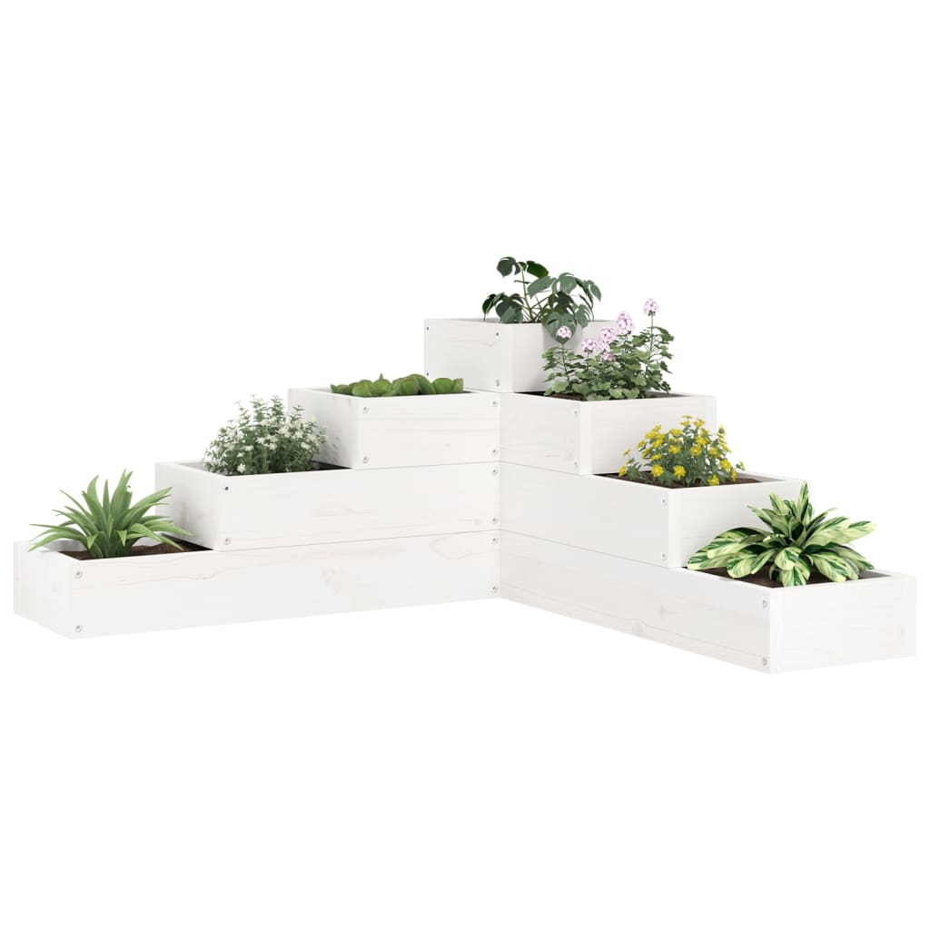 Garten-Pflanzgefäß 4-Stufig 106X104,5X36 Cm Massivholz Douglasie