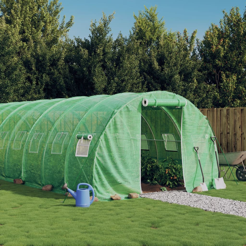 Gewächshaus Mit Stahlrahmen 42 M² 14X3X2 M
