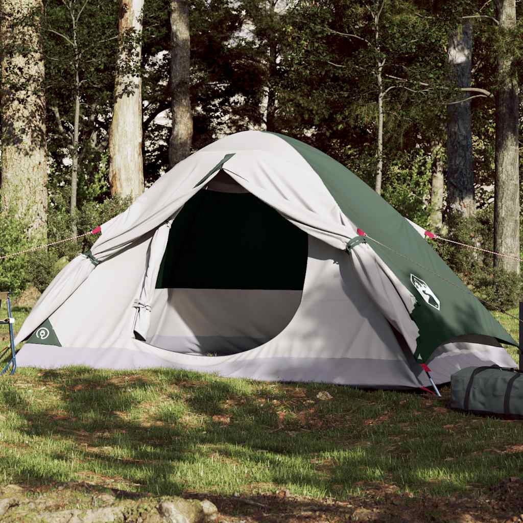 Kuppel-Campingzelt 2 Personen Und Orange Wasserdicht
