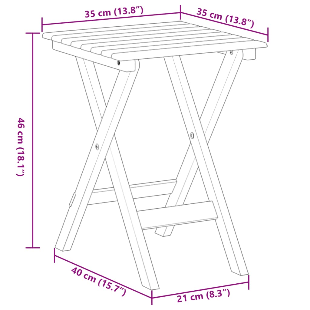 Schaukelstühle 2 Stk. Mit Klapptisch Massivholz Pappel