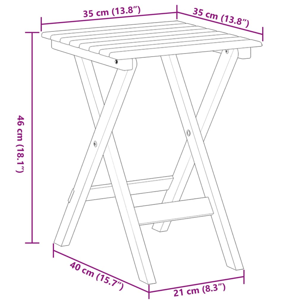 Schaukelstühle 2 Stk. Mit Klapptisch Massivholz Pappel