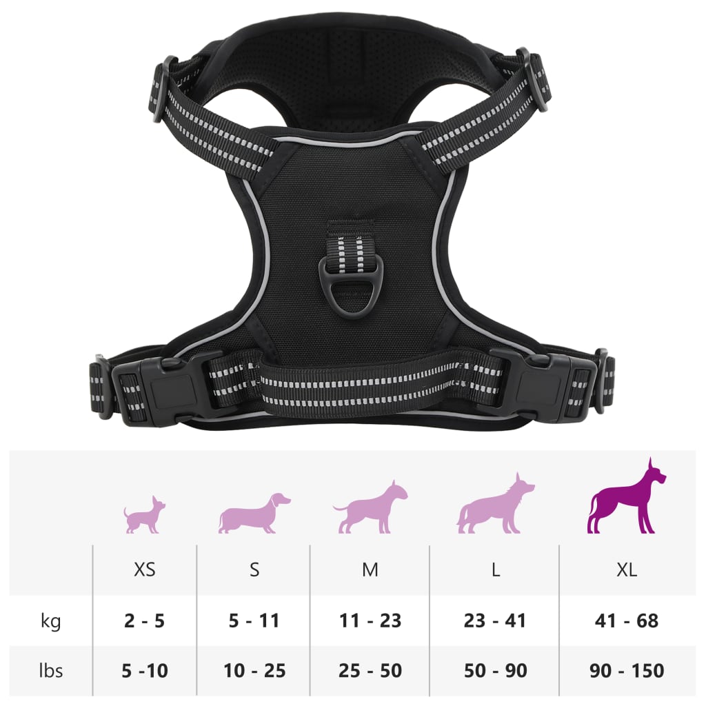 Hundegeschirr Reflektierend Verstellbar Xl