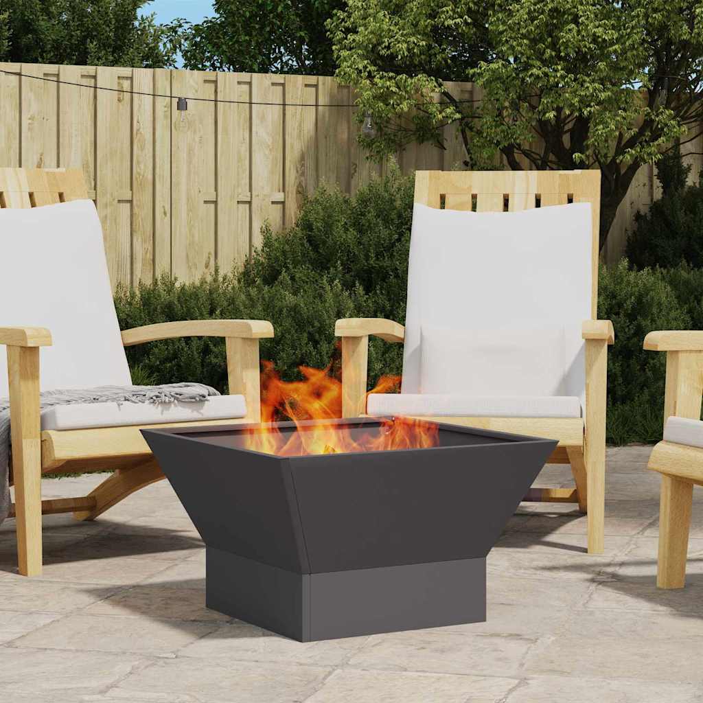 Feuerstelle Braun 40 X 40 X 35 Cm Wetterfeststahl
