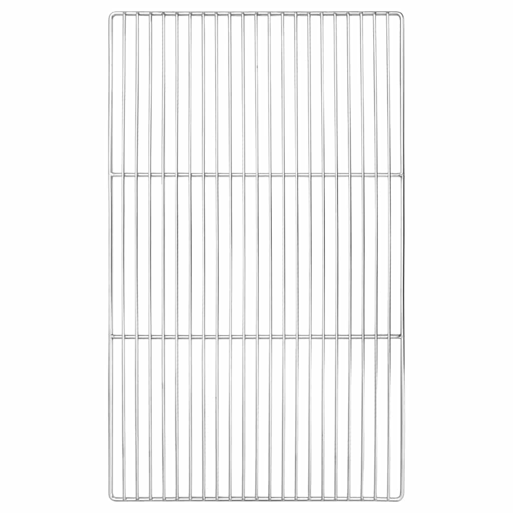 Grillrost Silber 60 X 40 Cm Edelstahl