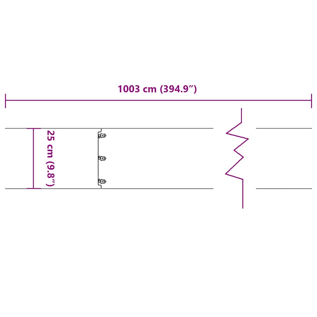 Rasenkanten 10 Stk.