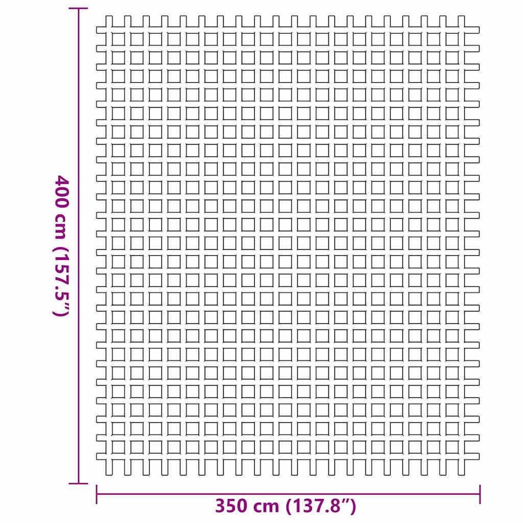 Zeltteppich 400 X 350 Cm Polyester