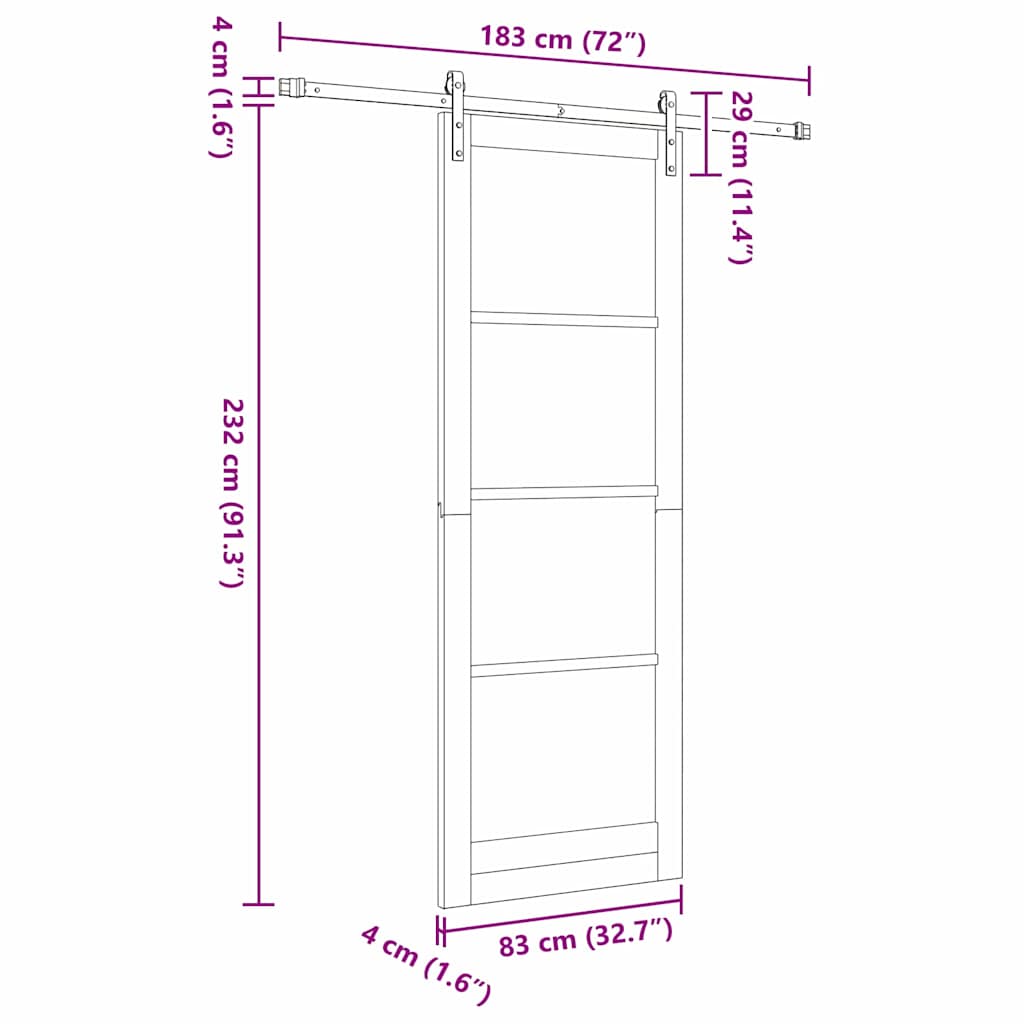 Schiebetür Orkdal Natur 83 X 232 Cm Massivholz Kiefer Und Glas