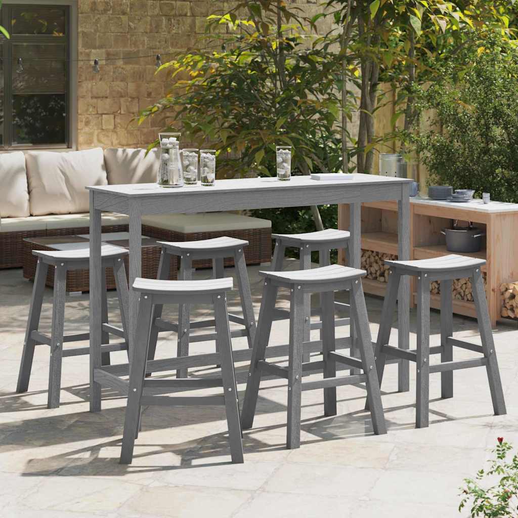 Garten Bar Set 6 Pcs Hdpe