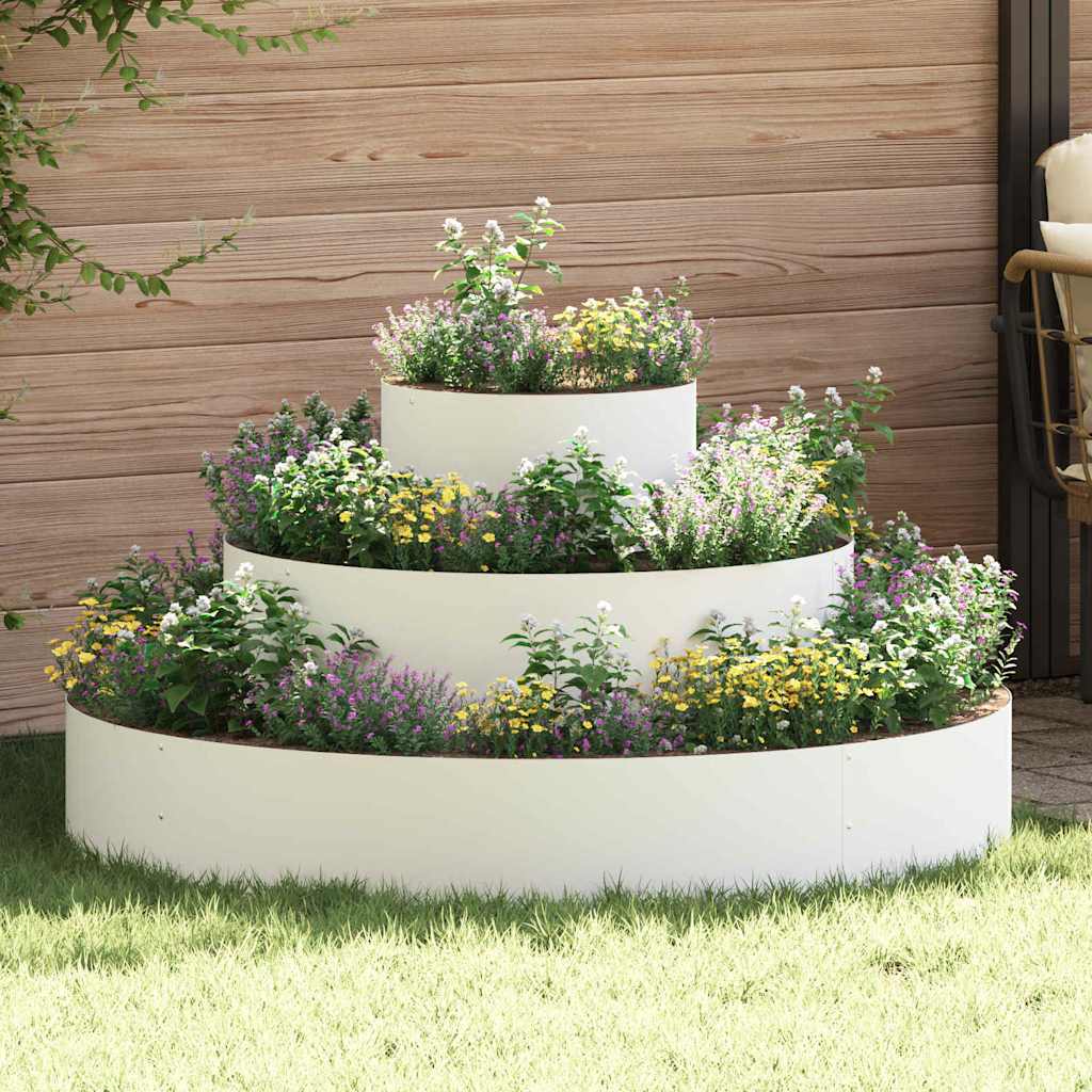 Garten-Pflanzgefäß Rostig 120 X 120 X 20 Cm