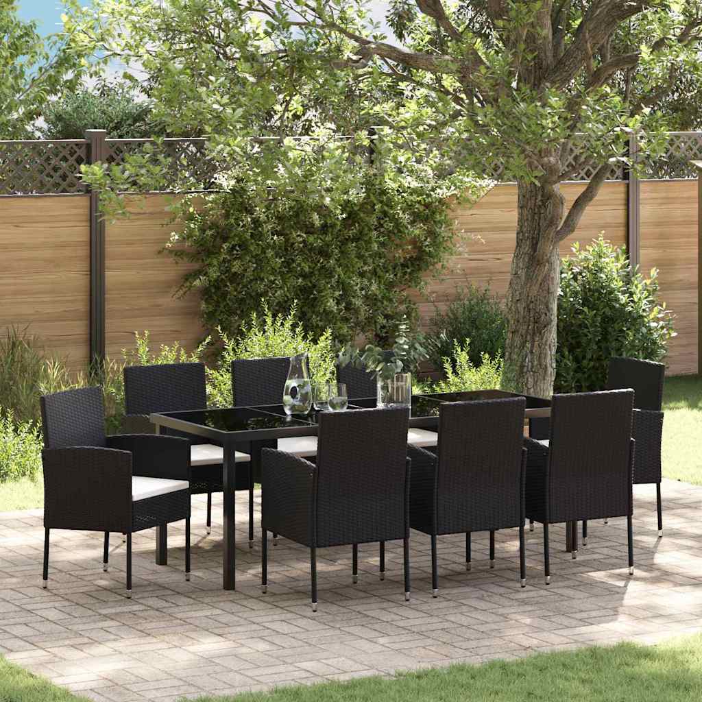 Garten Essgruppe Mit Kissen 7 Pcs Poly-Rattan