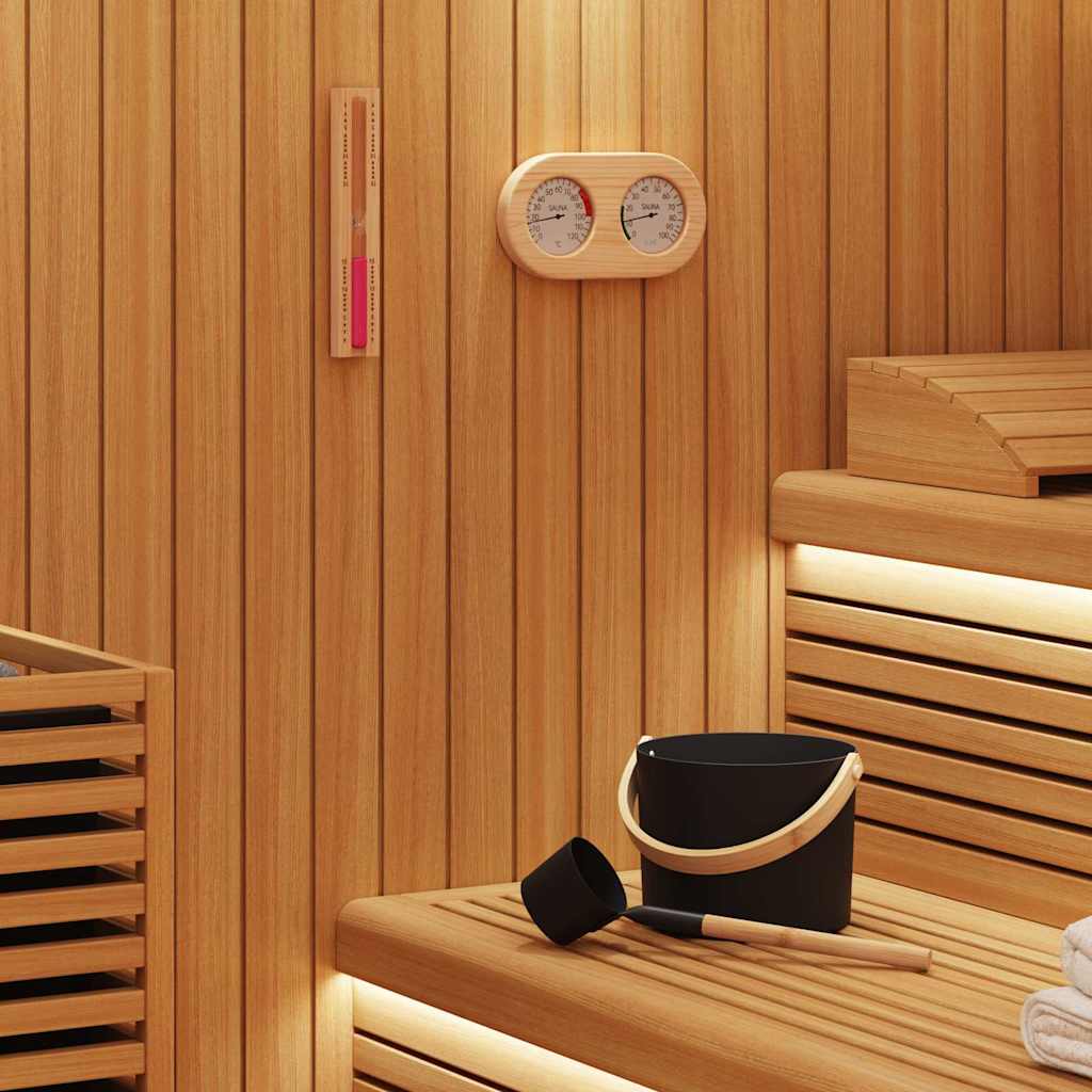 Sauna Zubehör Set 5 Pcs Schwarz
