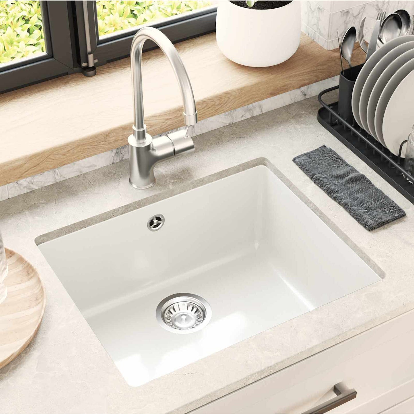 Waschbecken 80% Quarz Und 20% Harz