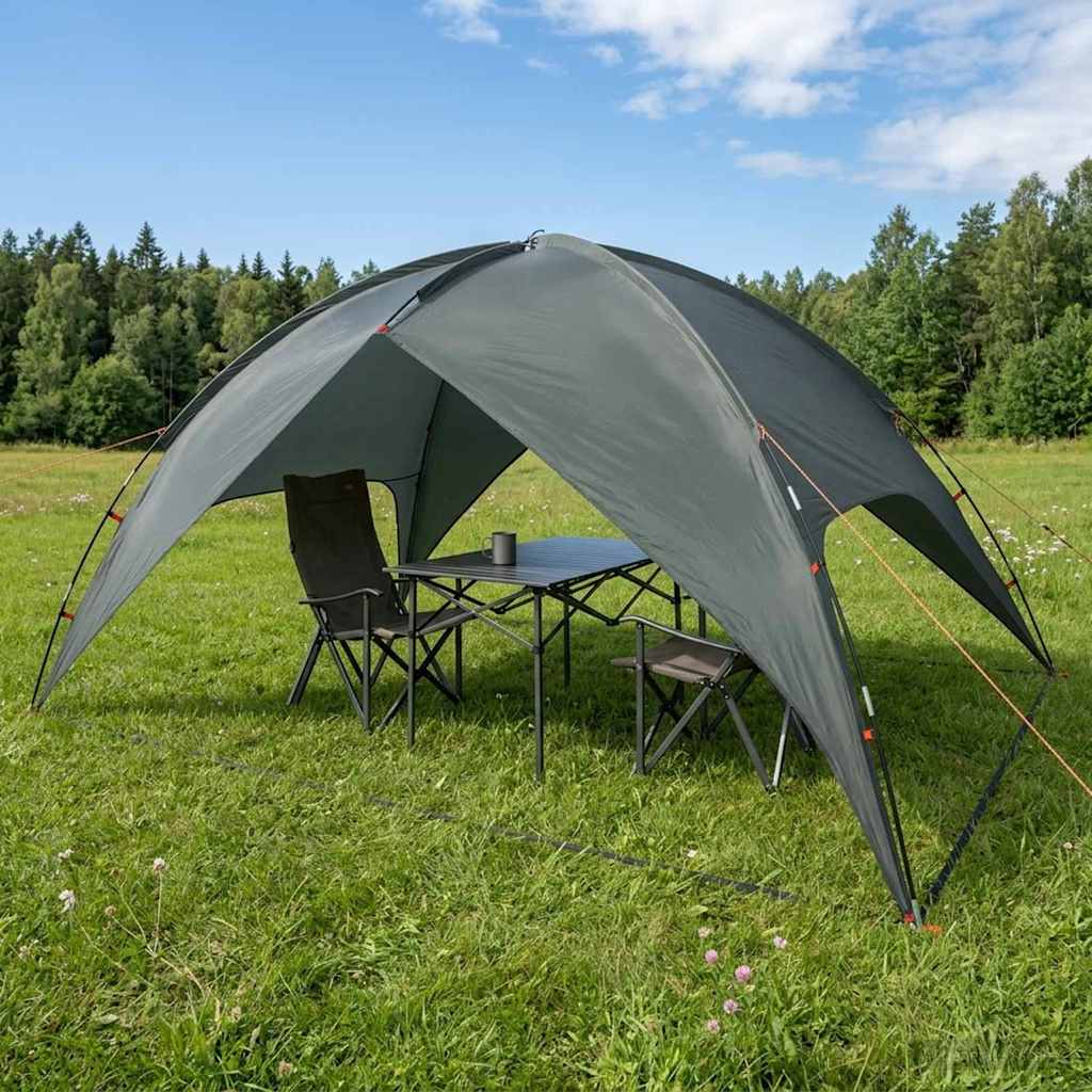 Campingzelt Mit Regenhaube Wasserdicht Kuppel Olive Grün