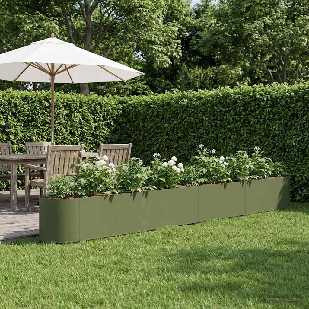 Hochbeet Im Garten 300 X 40 X 40 Cm Stahl