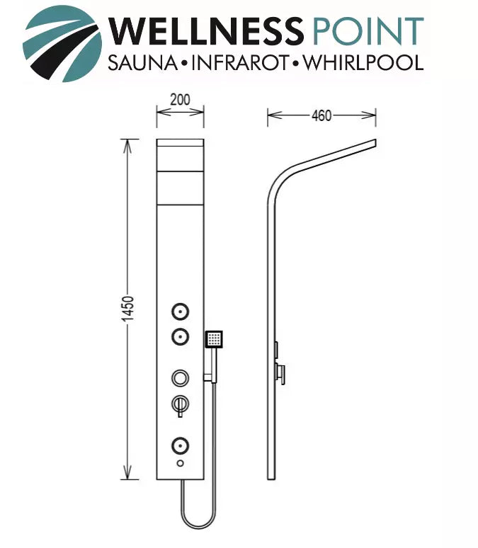 Duschenpaneel Premium Dios I