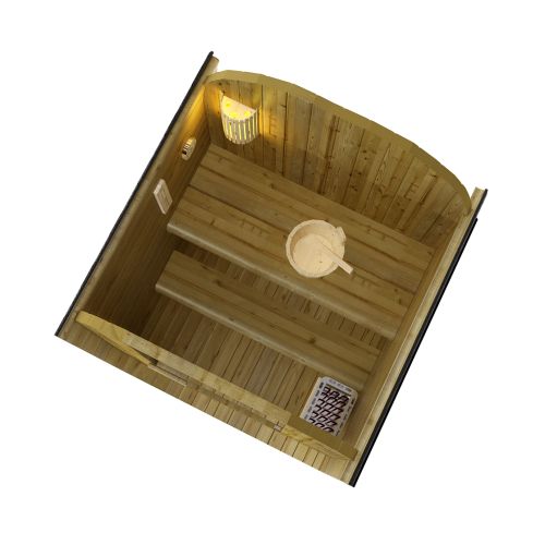 Sanotechnik LINDHOLM AußenSauna Sauna für 1-2 P. 128,2x120x194 cm (Bausatz)