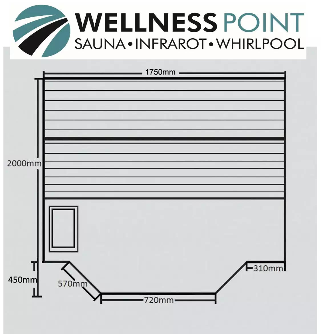 Finnische Sauna Alaska II Hemlock Harvia Saunaofen