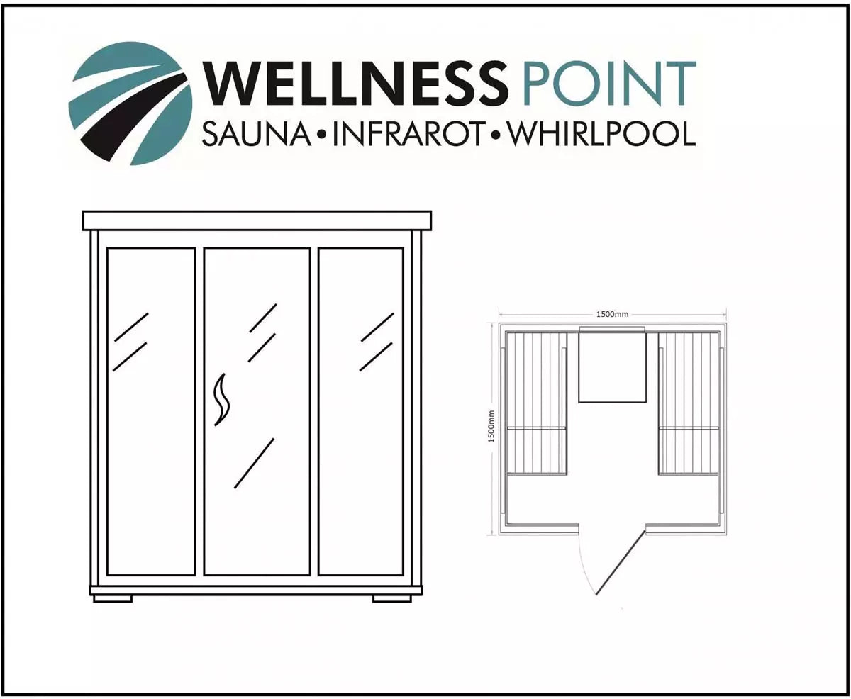 Infrarotkabine Göteborg Wärmekabine Hemlock